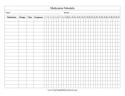 Monthly Medication Schedule Checklist – CodeToolz Managed Care Contract ...